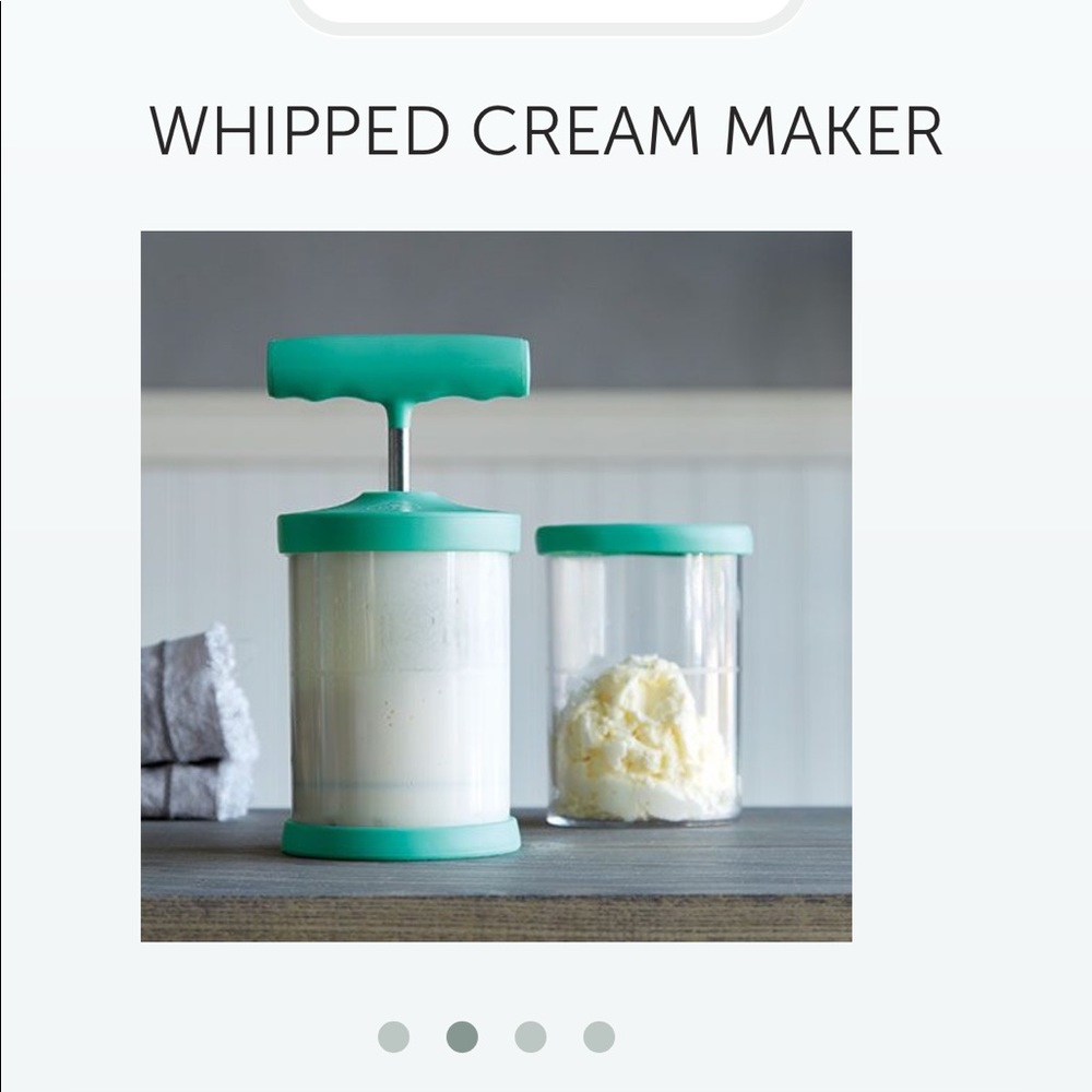 Pampered chef whip cream maker NIB